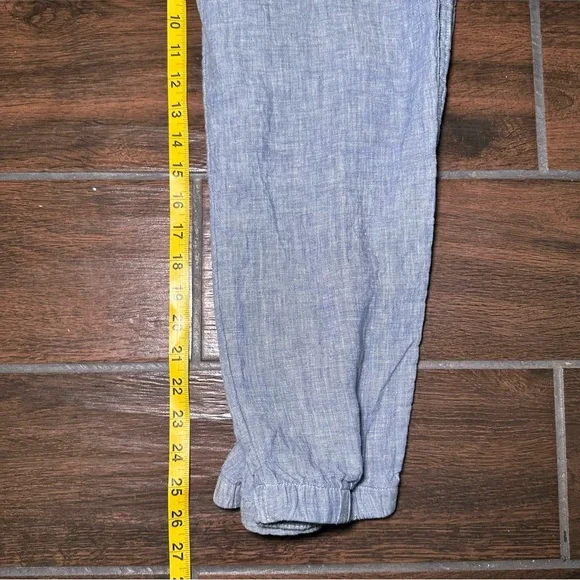 Athleta Cabo Linen Jogger in Chambray Blue size 6. - Picture 6 of 9
